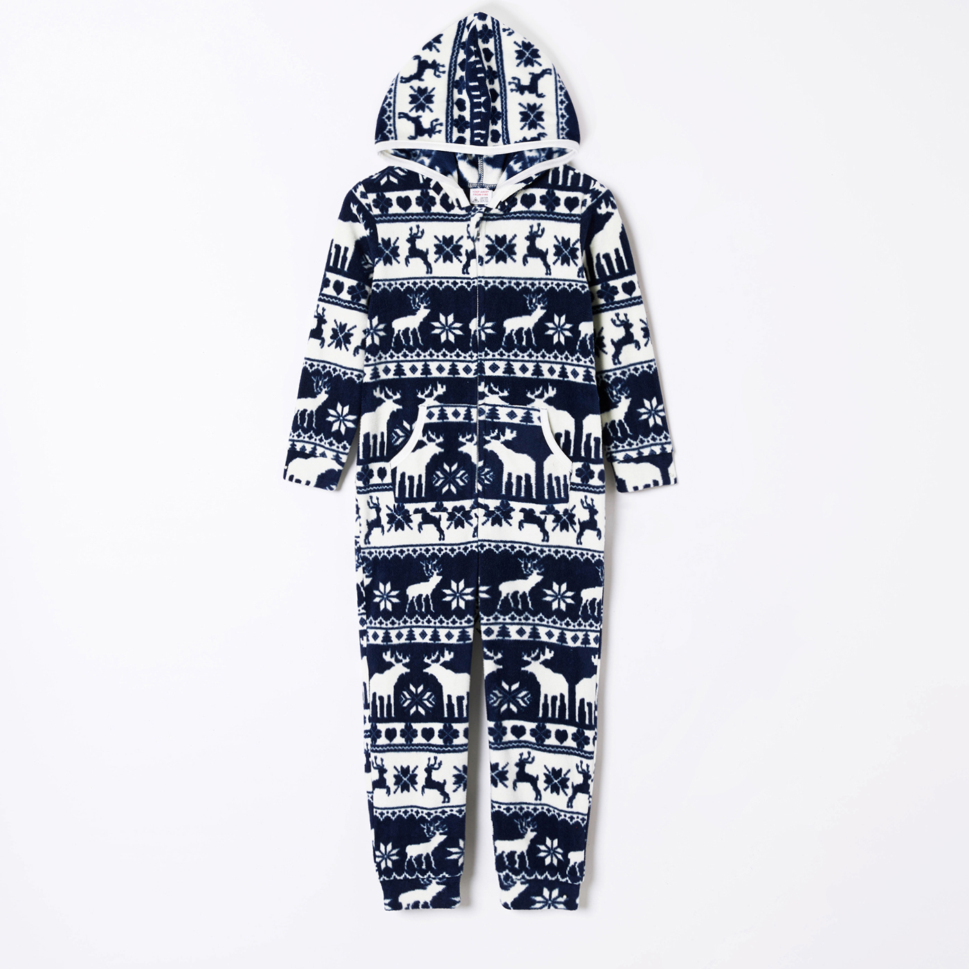 Natale all-over stampa famiglia coordinata a maniche lunghe con cappuccio  in pile ispessito pigiama tuta intera (resistente alla fiamma) Solo $6.99  Patpat US Cellulare