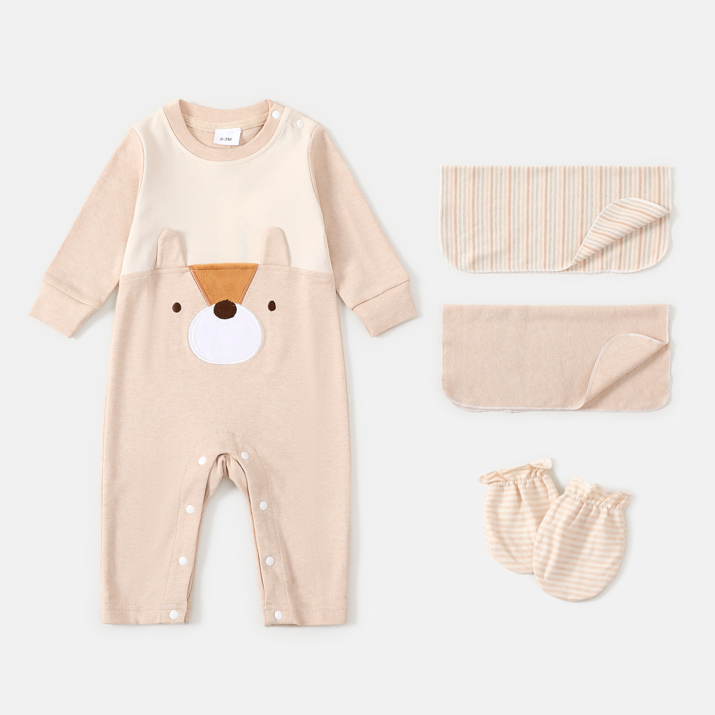 

4pcs Baby Girl/Boy Bear/Letter Gift Set